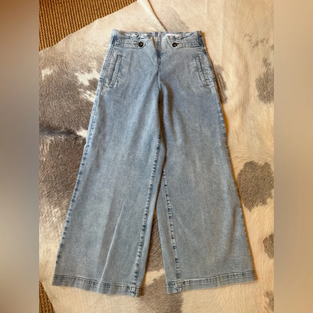 Dear John Light Blue Flare Jeans - Picture 1 of 4